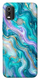 TPU чохол Demsky Mermaid marble для Nokia C21 Plus