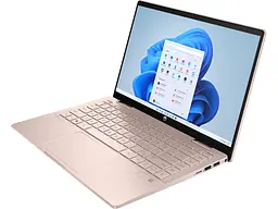 Ноутбук HP Pavilion x360 14-ek2003ua 14' FHD IPS Touch, Intel 5-120U, 16GB, F512GB, UMA, DOS, рожеве золото (AQ8P1EA) - мініатюра 3
