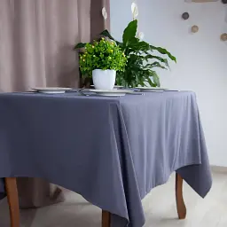 Скатерть Aquastop водоотталкивающая Dark Gray, 140x180 - миниатюра 2