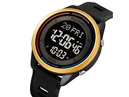 Чоловічий наручний годинник 2348BKGD Black-Gold Skmei acs0029989 - мініатюра 4