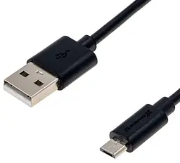 Кабель Grand-X USB - Micro USB (M/M), Cu, 2.5 м, Чорний (PM025B) - мініатюра 2