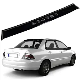 Cпойлер заднього скла козирок для Mitsubishi Lancer IX 2003-2007 Прилягає до скла 3М скотч Voron Glass