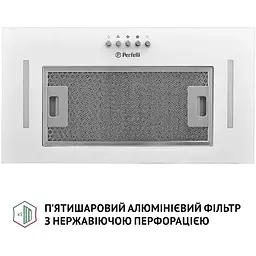 Витяжка вбудована Perfelli BI 5684 WH 1000 LED - мініатюра 3