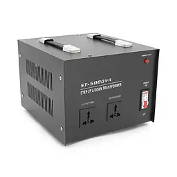 Перетворювач напруги трансформаторний універсальний Voltronic ST-5000VA Input 220 V/Output 110V, Input 220 V/Output 110V+