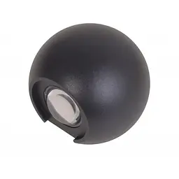 Підсвітка Brille LED фасадна IP65 AL-294/2х3W COB BK