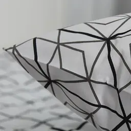 Комплект наволочок ТЕП Quadro Stars скрутка сірий 70 x 70 см (2-04245_32288) - мініатюра 5