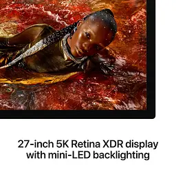 Монітор Apple 27" Studio Display XDR NANO Model A3348 (Stand not included) 5K IPS 120Hz (MFEQ4RU/A) - мініатюра 8