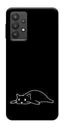 TPU чохол Demsky Lazy cat для Samsung Galaxy A32 (A326B) 5G