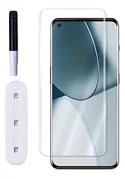 Захисне скло DK для Oppo Reno9 Pro+ UV Curved 015456 clear - мініатюра 2