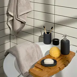 Рушник MBM Home Терра 30x50 см туманний-пісочний (BT-14 S FOGGY/SAND) - мініатюра 11