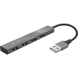 USB-Хаб Trust USB-хаб Halyx Aluminium 4-Port Mini USB Hub (23786_TRUST)
