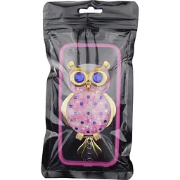 Чохол-накладка Toto TPU Case Decorative Stones IPhone 5/5S/SE Owl Pink - мініатюра 2