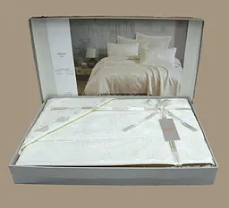 Покривало з наволочками Helen Cream 240 x 260 см Gardines pbe0051053 - мініатюра 3