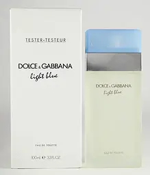 Оригінал Dolce Gabbana Light Blue 100 мл ТЕСТЕР туалетна вода - мініатюра 2