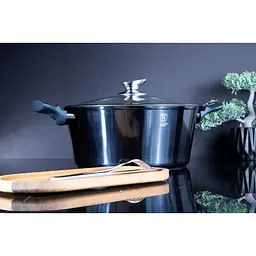 Каструля із кришкою Berlinger Haus Metallic Line Aquamarine Edition 8 л (BH-7148) - мініатюра 2