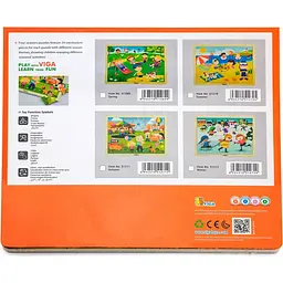 Дерев'яний пазл Viga Toys Пори року Зима 24 елементи (51272) - мініатюра 4