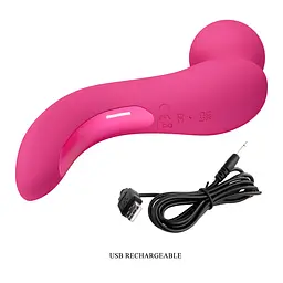 Вібромасажер LOIS, 10 vibration functions, Silicone ABS, USB rechargeable PRETTY LOVE BW-055019 102054 - мініатюра 8