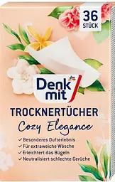 Ароматизовані серветки для сушильної машини Denkmit Cosy Elegance, 36 шт (4066447791952)
