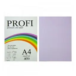Папір кольоровий PROFI А4/80г (100л) Light Lavander №185 (лилов) (1)