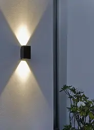 Підсвітка Brille LED фасадна IP65 AL-218/2х5W COB BK - мініатюра 9