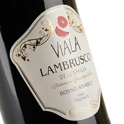 Вино ігристе Viala Lambrusco dell Emilia IGP червоне напівсолодке 0.75 л - мініатюра 5