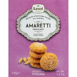 Печенье Lenzi Amaretti хрустящее с миндалем 100 г (8000533127078)
