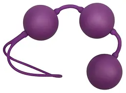 Вагінальні кульки Velvet Balls Triple, 19 см, фіолетовий - мініатюра 5