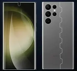 Захисна плівка DK для Samsung Galaxy S23 Ultra (S918) | HydroGel 360° Butterfly (clear) - мініатюра 6
