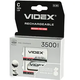 Акумулятор Videx 6HR61 300mAh blister 1 шт. (6HR61/300/1DB)