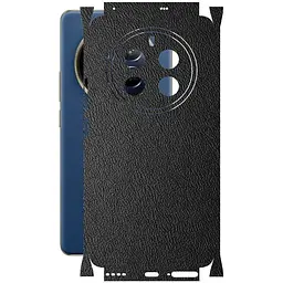 Защитная пленка StatusSKIN для Realme 12 Pro Plus Корпус Винил Кожа черная