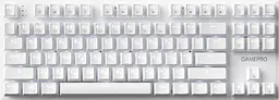 Клавіатура дротова GamePro Genesis Joker Outemu Red Swithes USB White (MK124W) - мініатюра 2