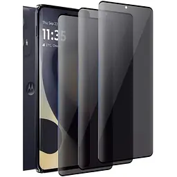 Захисне скло DK для Motorola Edge 2023/Edge 40 3D Антишпигун Full Glue 020544 black 3 шт.