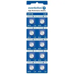Батарейка/LR54/(A)G10 BL 10шт (everActive LR1130)