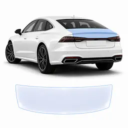 Антигравійна захисна бронеплівка за лекалами для Audi A7 C8 2018-2022 - зона кришки багажника