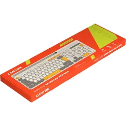 Клавіатура Canyon HKB-W03 Wireless UA Beige (CNS-HKBW03BG) - мініатюра 7