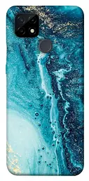 Чохол Demsky Блакитна фарба для Realme C21