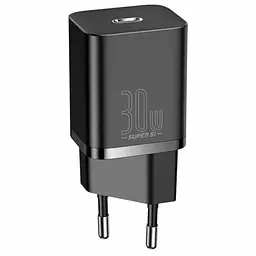 Мережевий зарядний пристрій Baseus Super Si 30W (CCSUP-J01) Black [65836] - мініатюра 1
