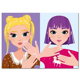 Дитяча книжка з наліпками студія краси "Nail art accesories" РМ-76-04 - мініатюра 3