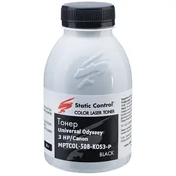 Тонер HP/Canon MPTCOL OS3 50г black (фасовка) Static Control (MPTCOL-50B-KOS3-P)
