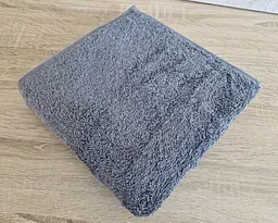 Рушник турецький махровий однотонний Gulcan 50х90 сірий Grey щільність 480 г/м2 петля 16/1