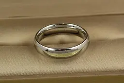Обручка Xuping Jewelry класика 5 мм 18 р срібляста