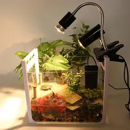 Світильник для тераріуму Terrario ReptiSun Long з гнучким плечем, затискачем і регулятором потужності до 200 Вт - мініатюра 8