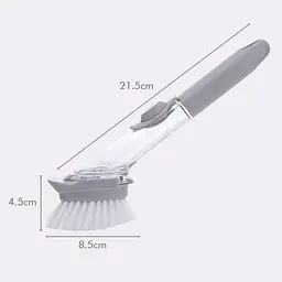 Багатофункціональна щітка Decontamination Wok Brush для миття та чищення з дозатором - мініатюра 3