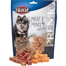 Ласощі для собак Trixie PREMIO Meat Minis 4 x 100 г (курка, качка, яловичина, баранина) - мініатюра 2