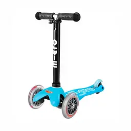 Самокат Micro Mini2go Deluxe Plus блакитний (MMD034) - мініатюра 9