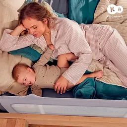 Захисна бар'єрка для ліжка Kinderkraft Guard and Dream Black (KAGUDR00BLK0000) - мініатюра 9