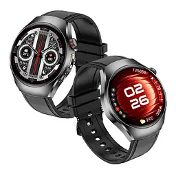 Смарт-годинник Lemfo ET460 з вимірюванням тиску ЕКГ та Bluetooth-дзвінками (Чорний) - мініатюра 5