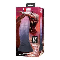 Фалоімітатор Power Monsters Dreadful Fiend, 24 см (фіолетовий) - мініатюра 8