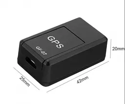 GSM/GPS трекер компактний UKC GF-07 Mini чорний - мініатюра 3