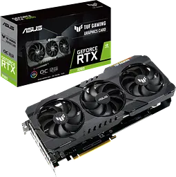 Відеокарта GeForce RTX 3060 12GB Asus TUF Gaming V2 OC (TUF-RTX3060-O12G-V2-GAMING) Б/В - мініатюра 3